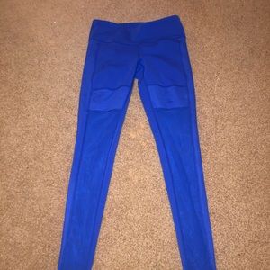 Cobalt blue full length leggings